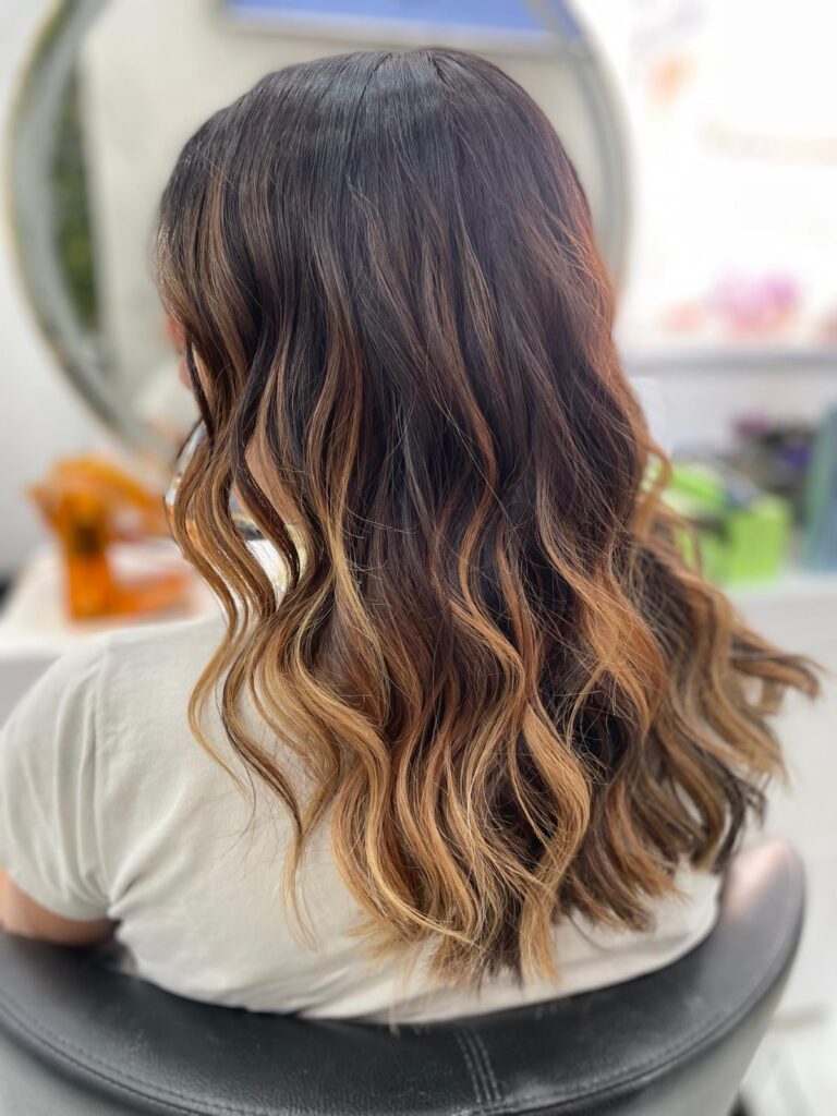 capelli appena tagliati
